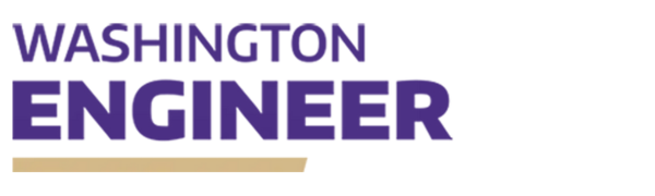 Washington Engineer logo in purple